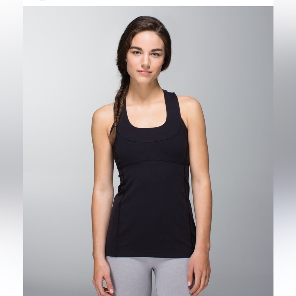Lululemon Womens Black Tank Top in Black Sz S/M